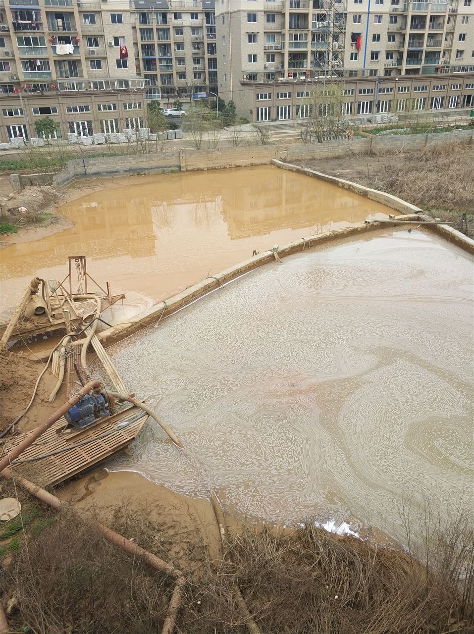 华蓥沉淀池淤泥清理-厂区废水池淤泥清淤